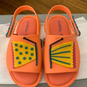 NEW Size 8 Mini Melissa Fabula Butterfly sandals